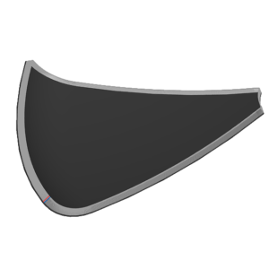 Torisperical petals